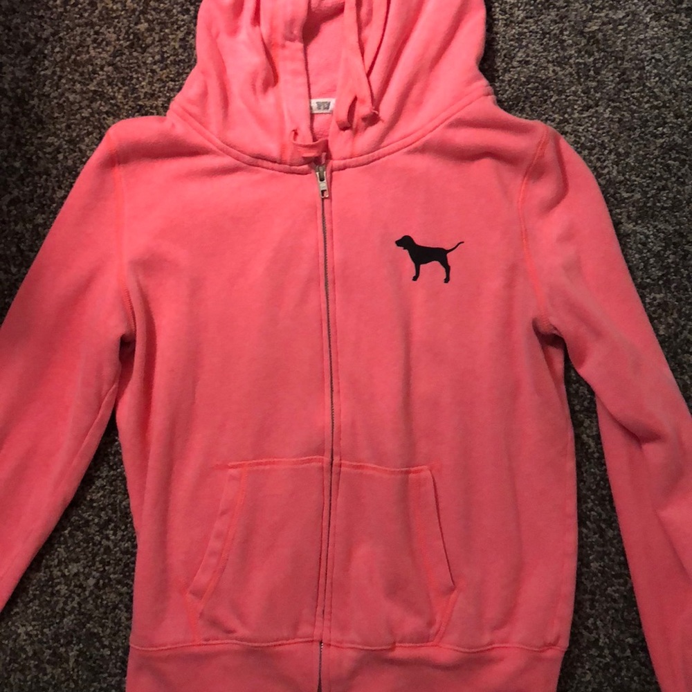 Pink hoodie